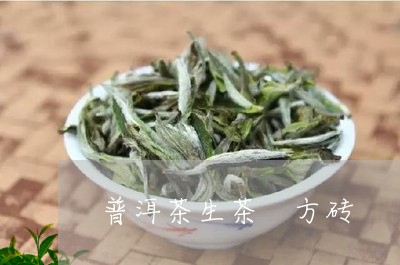 普洱茶生茶 方砖/2023041111527